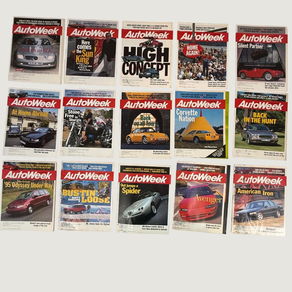 AutoWeek Magazine 51 Consecutive Issues 1994 + Fan Guide Racing Car Culture - Picture 6 of 7